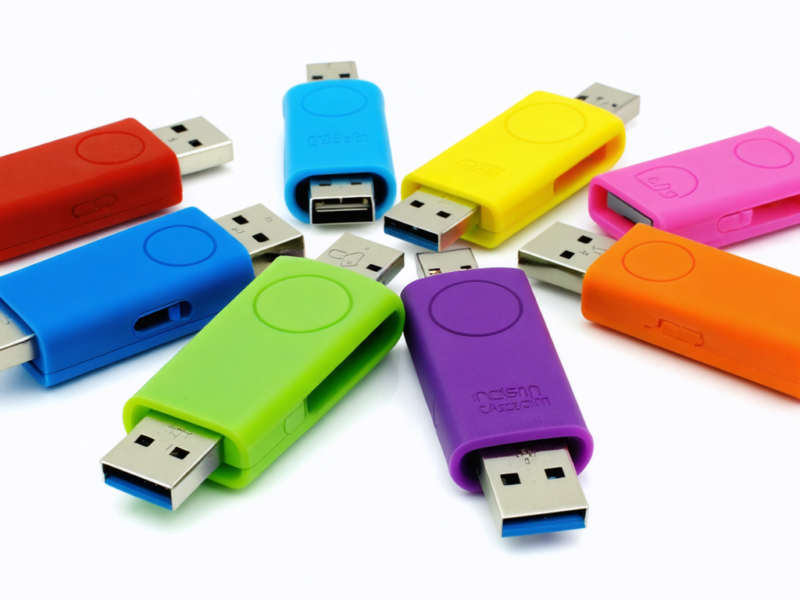 PD-01 : Clés USB 2.0 colorées disponibles de 2 Go à 16 Go pour un stockage personnalisé