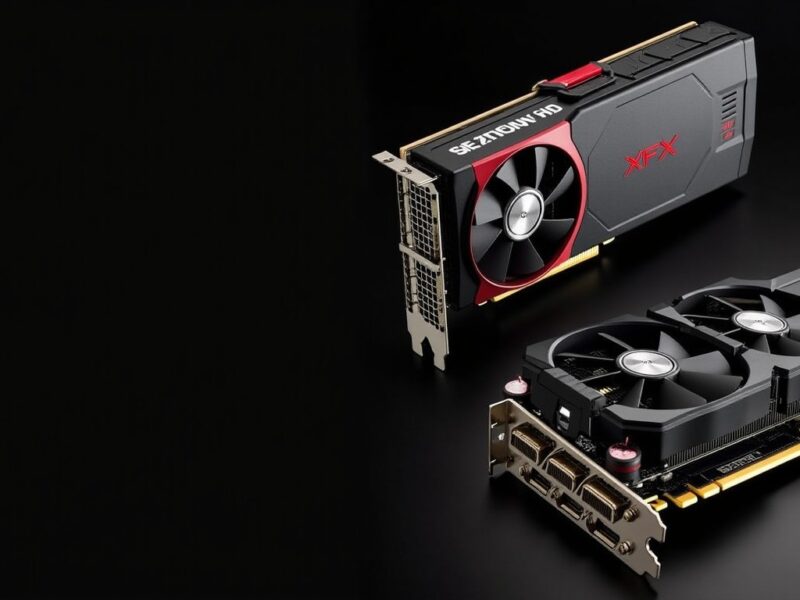 XFX dévoile la Radeon HD 5970 4GB Black Edition : une carte graphique haut de gamme à 1200 dollars