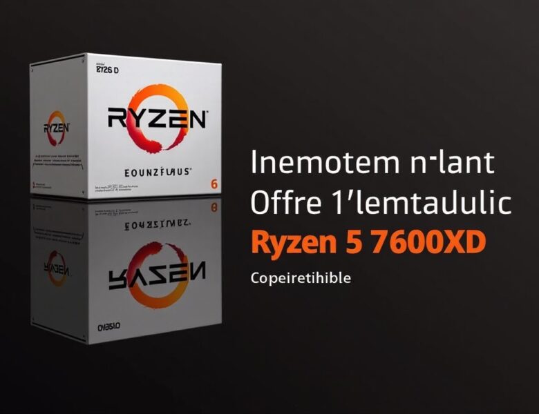Offre Immanquable : Le Ryzen 5 7500X3D Disponible à Seulement 226 €