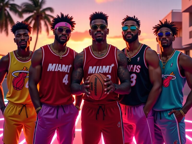 GTA 6 débarque à la NBA : le Miami Heat adopte le style emblématique de Vice City