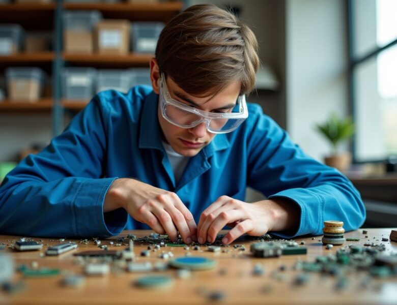 Méthodes efficaces pour extraire l&rsquo;or contenu dans les composants électroniques