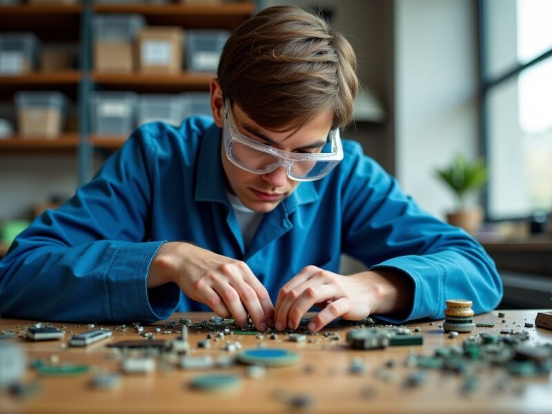 Méthodes efficaces pour extraire l&rsquo;or contenu dans les composants électroniques