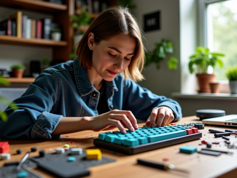 Assembler son clavier mécanique compact avec claviercompact.com : méthode en 6 étapes